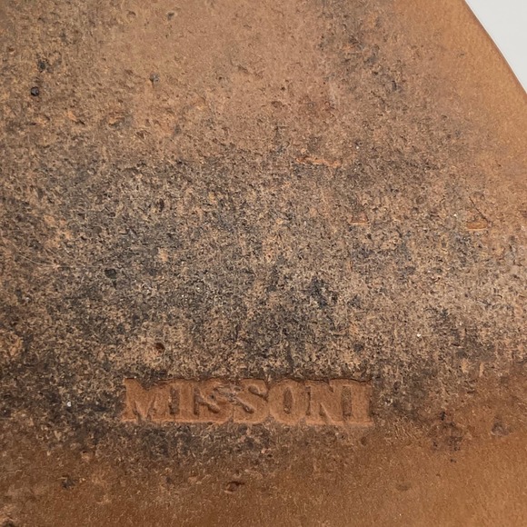 Missoni Multicolored Platform Heels Sandals Slingback Size 37 - Picture 9 of 9